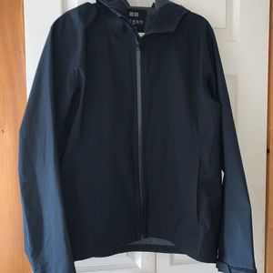 UNIQLO Unisex Black Hooded Jacket